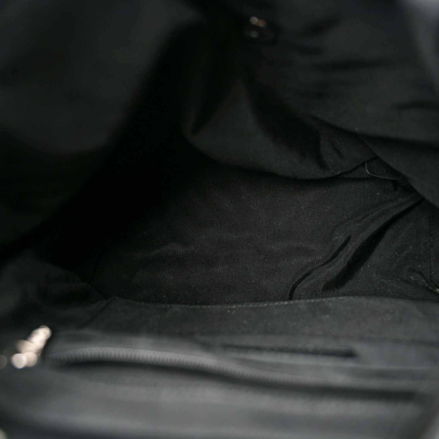 Chanel Calfskin Chevron Quilted Large Urban Spirit Backpack Black 5 of 10