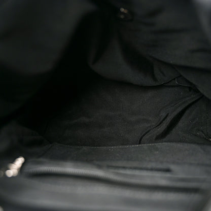 Chanel Calfskin Chevron Quilted Large Urban Spirit Backpack Black 5 of 10