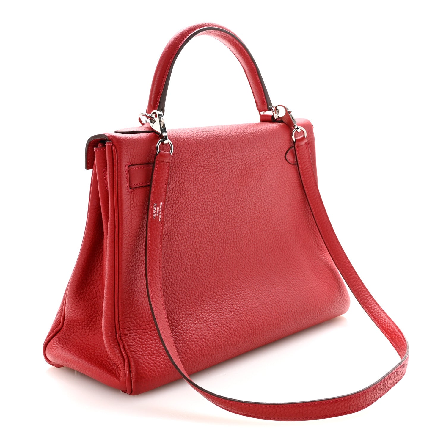 Hermes Togo Kelly Retourne 32 Rouge Casaque 3 of 10