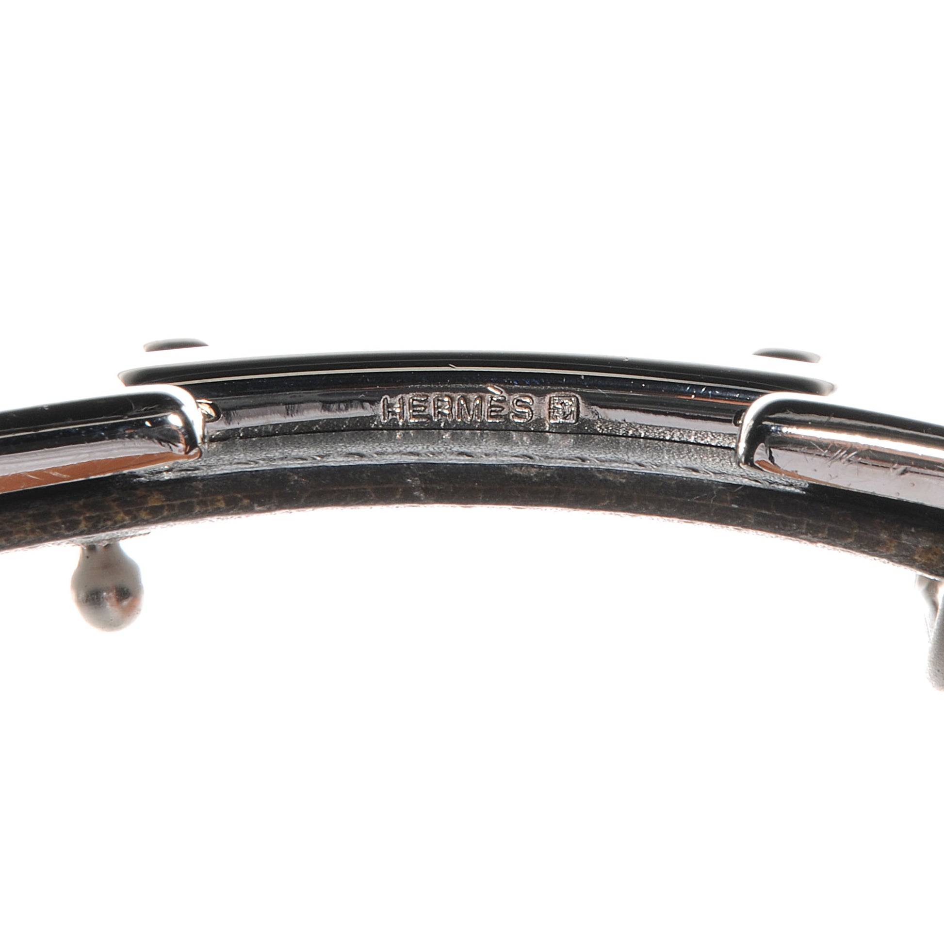 Hermes Box Reversible Polished Constance 32mm H Belt 70 Graphite Gris Pale 6 of 7