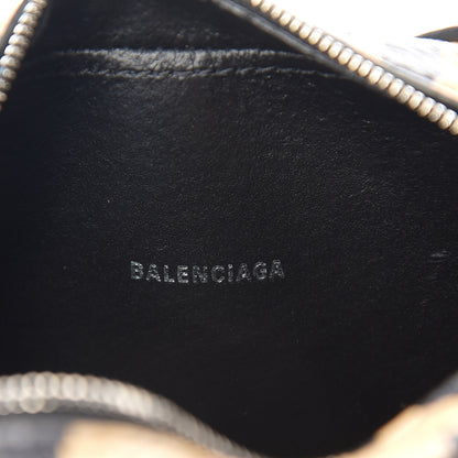 Balenciaga Calfskin Printed Leopard XS Everyday Camera Bag Beige White 5 of 8