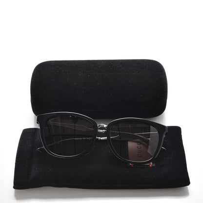 Gucci Round GG 0073/S Sunglasses Black 9 of 9