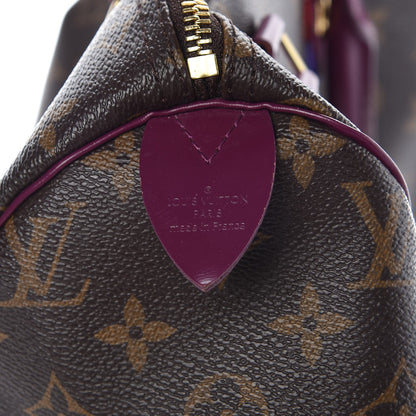 Louis Vuitton Monogram Totem Speedy 30 Magenta 6 of 8