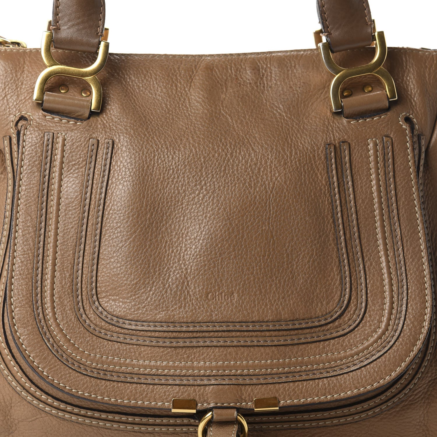 Chloe Calfskin Medium Marcie Satchel Nut 19 of 19