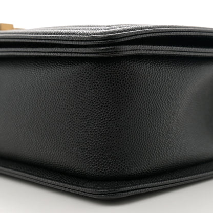 Chanel Caviar Quilted New Medium Boy Flap Black 10 of 11