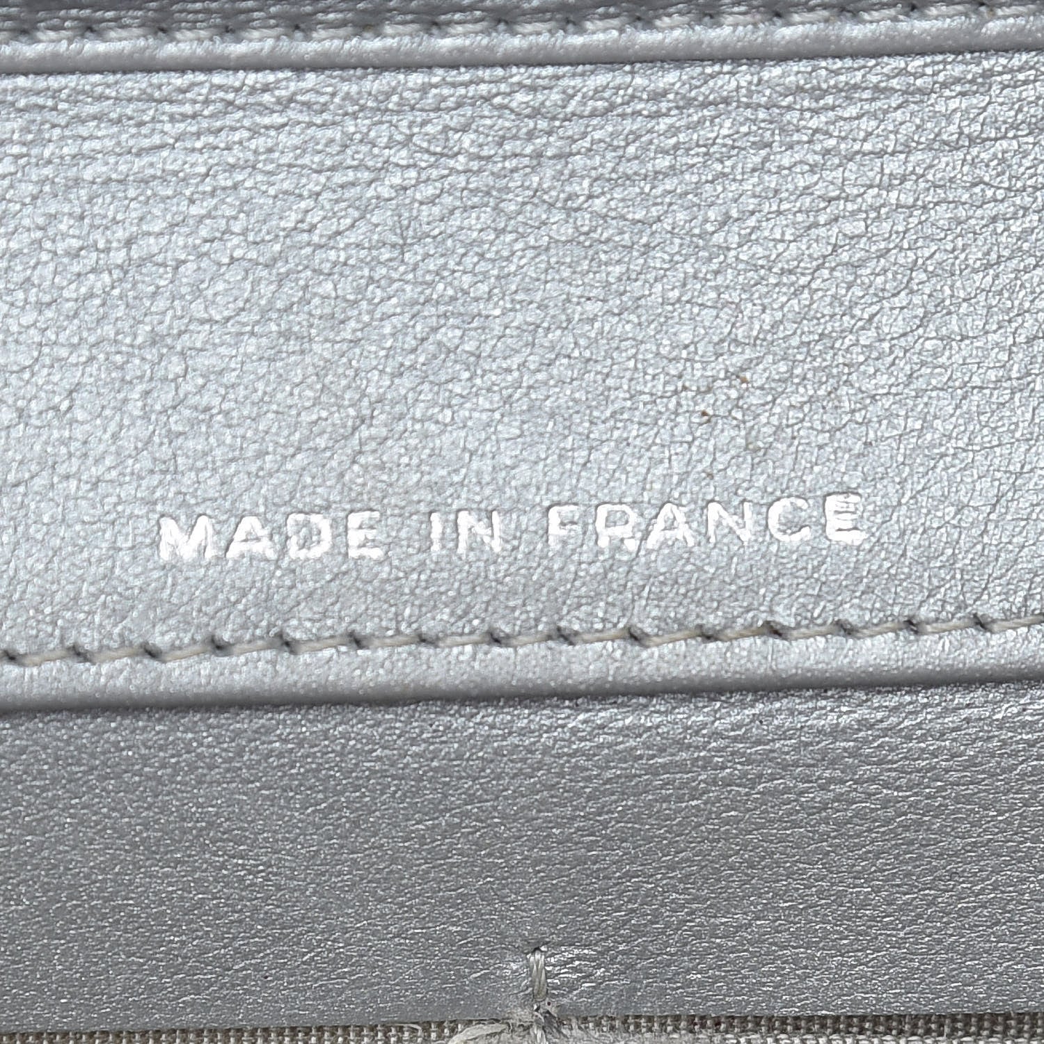 Chanel Patent Strass Wallet On Chain WOC Silver 10 of 16