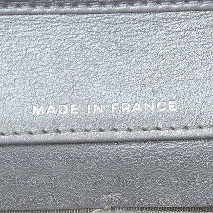 Chanel Patent Strass Wallet On Chain WOC Silver 10 of 16