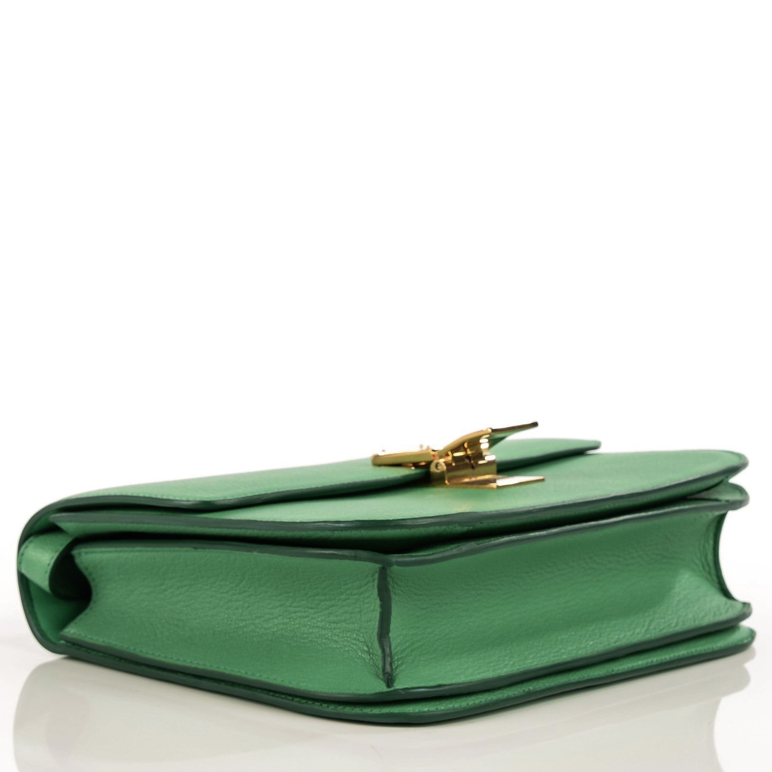Celine Goatskin Medium Classic Box Flap Bag Palm 4 of 9
