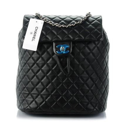 Chanel Lambskin Quilted Large Urban Spirit Backpack Black 1 of 8