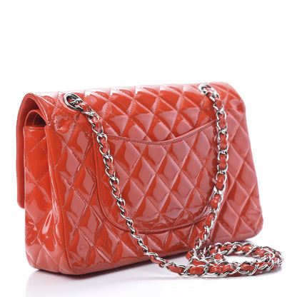 Chanel Patent Calfskin Quilted Medium Double Flap Red 3 of 15