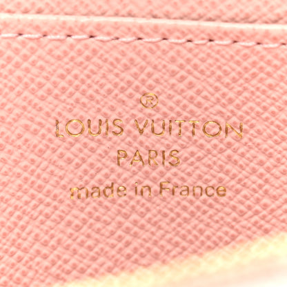 Louis Vuitton Damier Azur Zippy Coin Purse Rose Ballerine 6 of 8