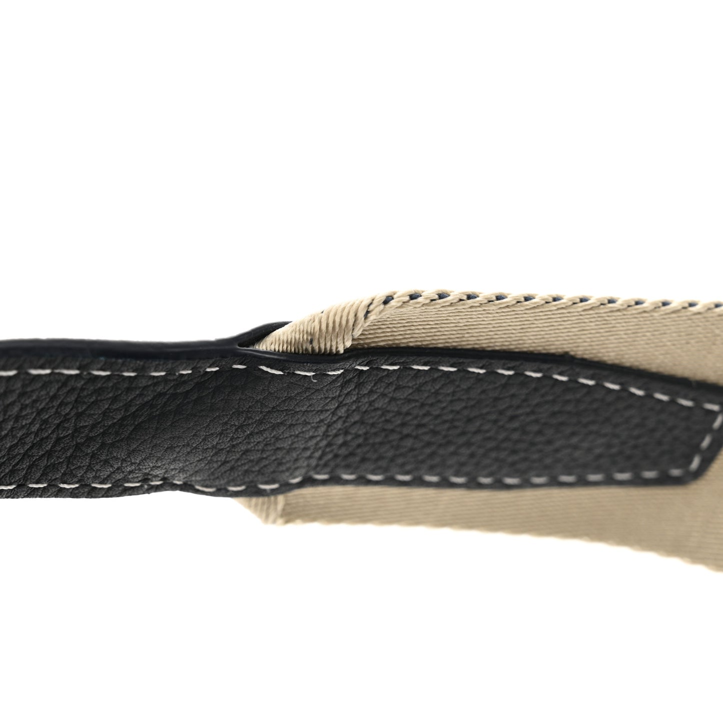 X KAWS Grained Calfskin Saddle Pouch Navy Blue