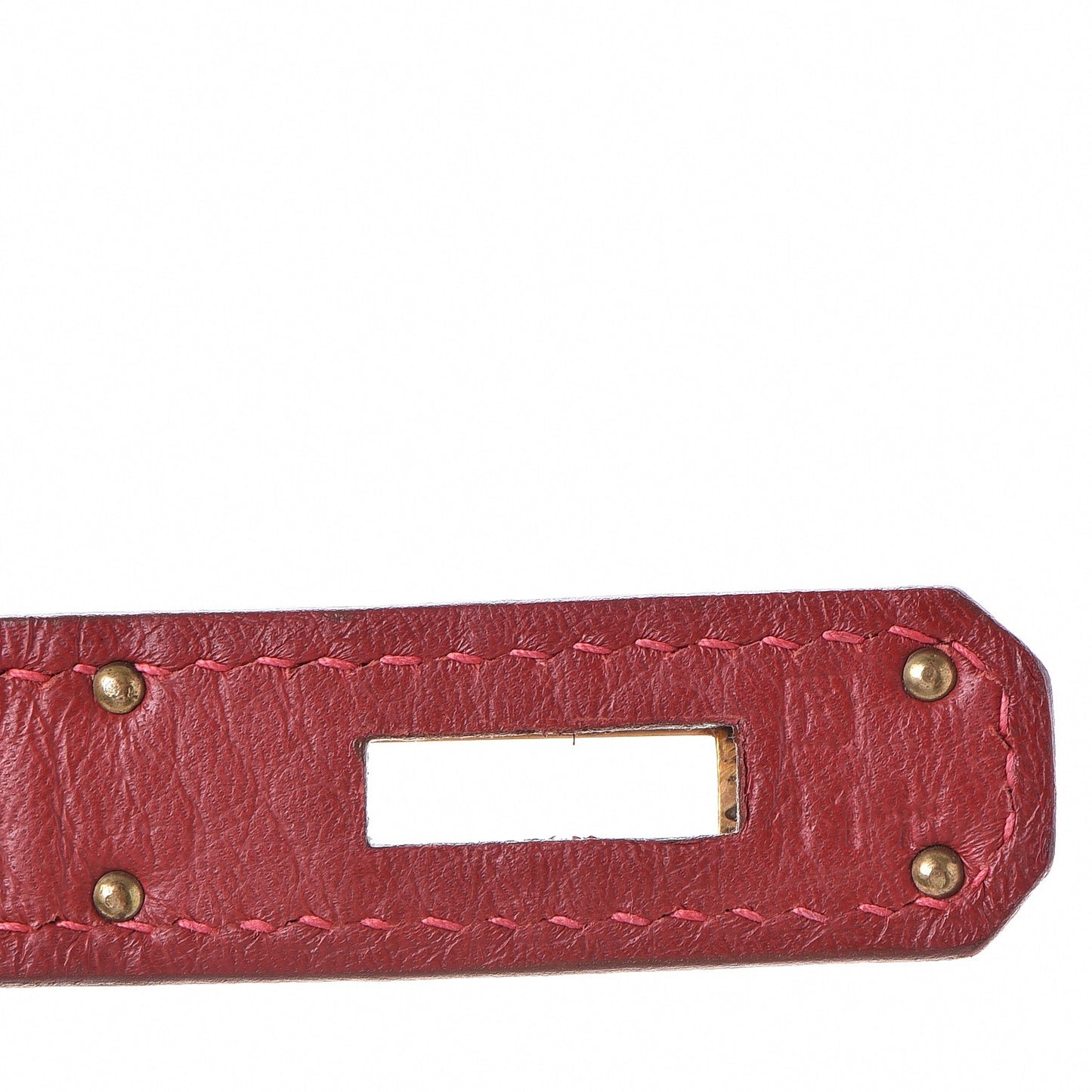 Taurillon Clemence Birkin 40 Rouge Casaque