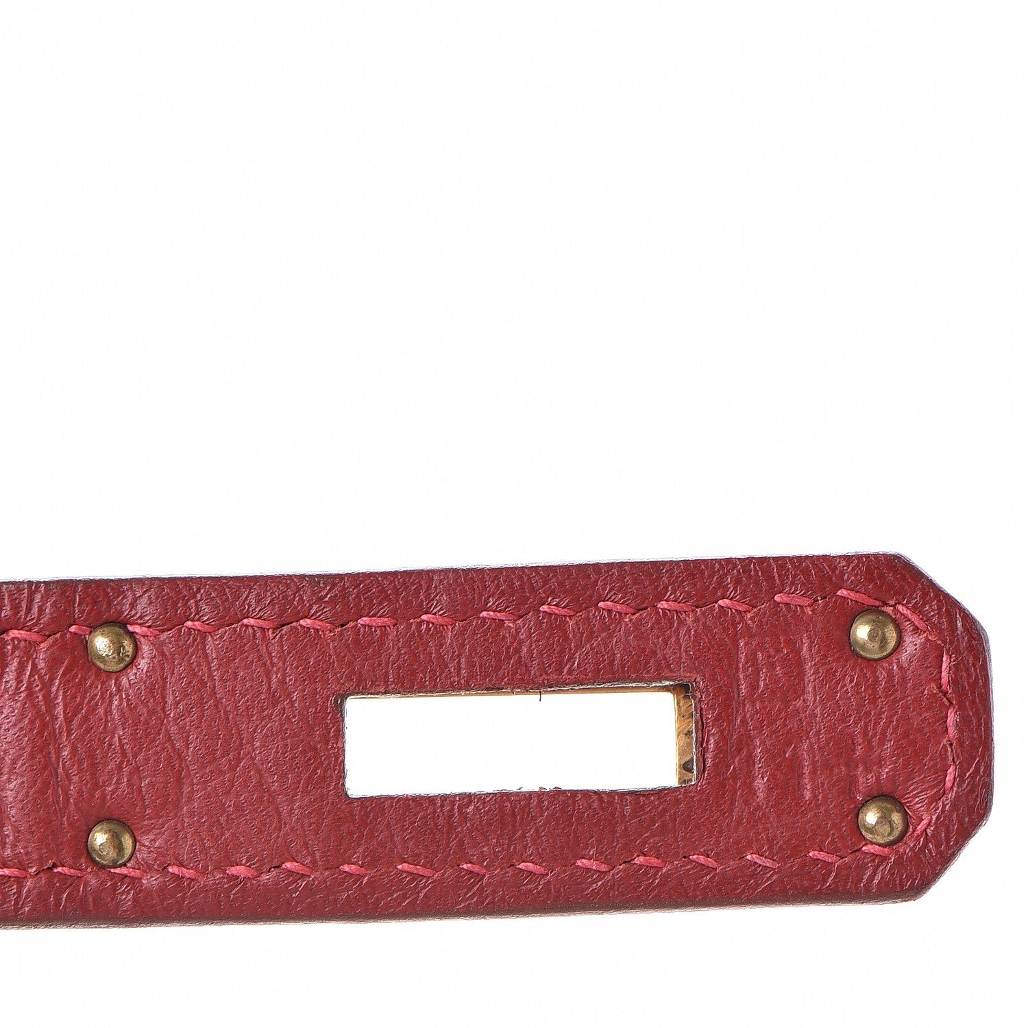 Hermes Taurillon Clemence Birkin 40 Rouge Casaque 28 of 46