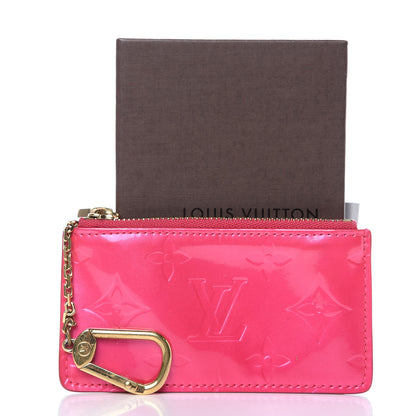 Louis Vuitton Vernis Key Pochette Fuchsia 7 of 7