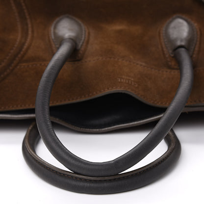 Celine Suede Medium Phantom Luggage Olive 9 of 18