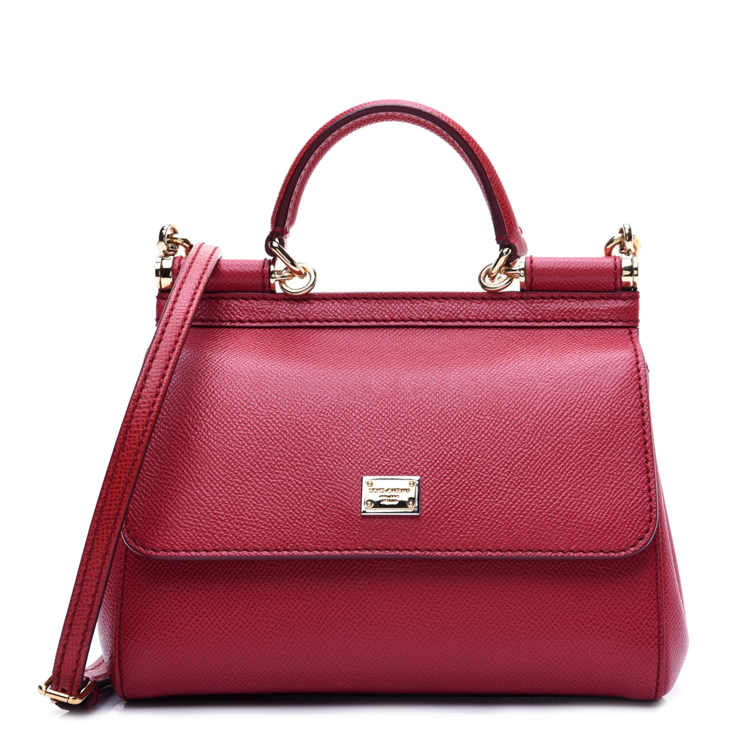 Dauphine Small Miss Sicily Satchel Rosso