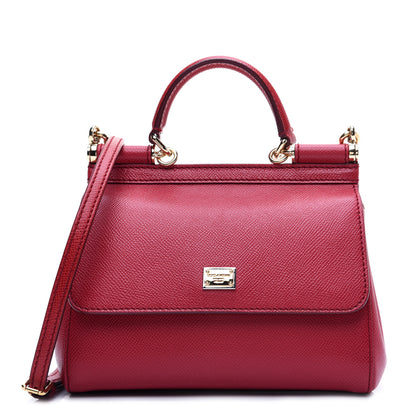 Dolce & Gabbana Dauphine Small Miss Sicily Satchel Rosso 1 of 15