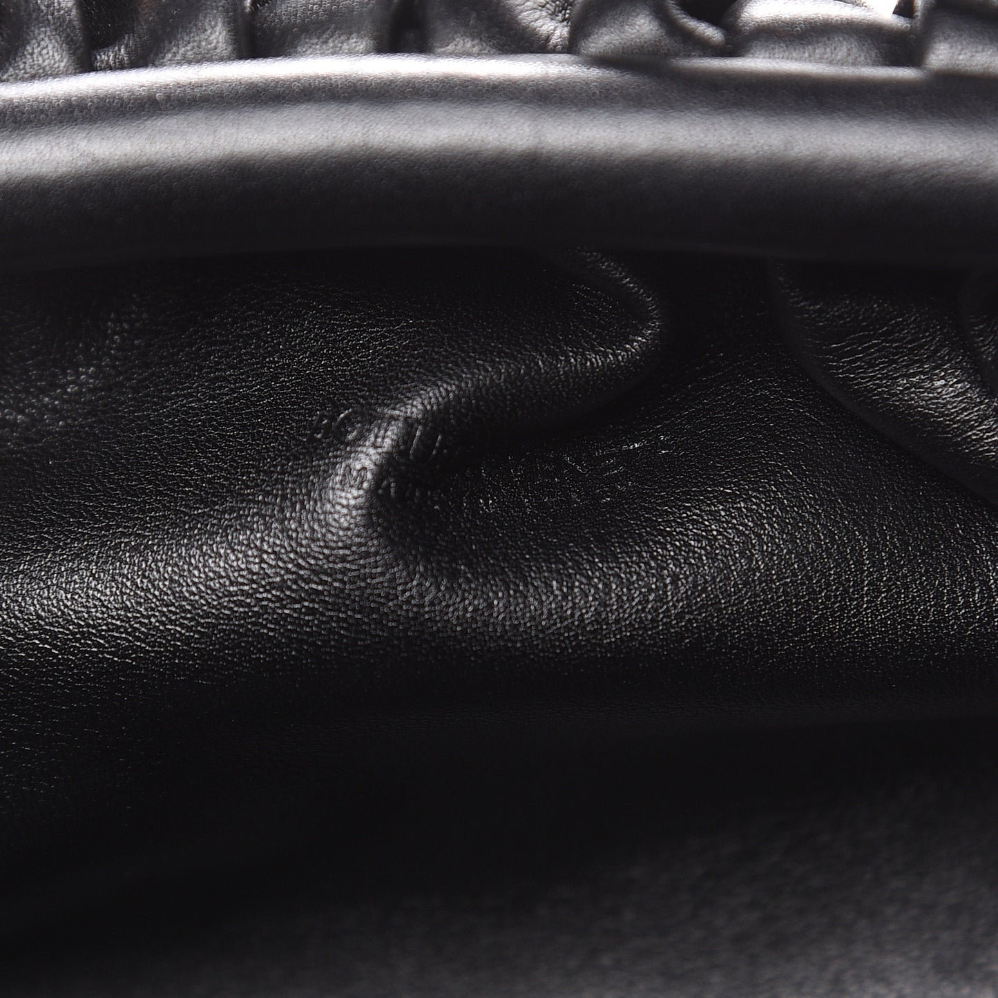 Butter Calfskin The Mini Pouch Black
