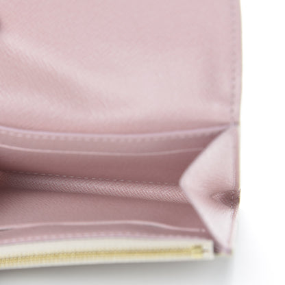 Louis Vuitton Damier Azur Rosalie Coin Purse Rose Ballerine 5 of 9
