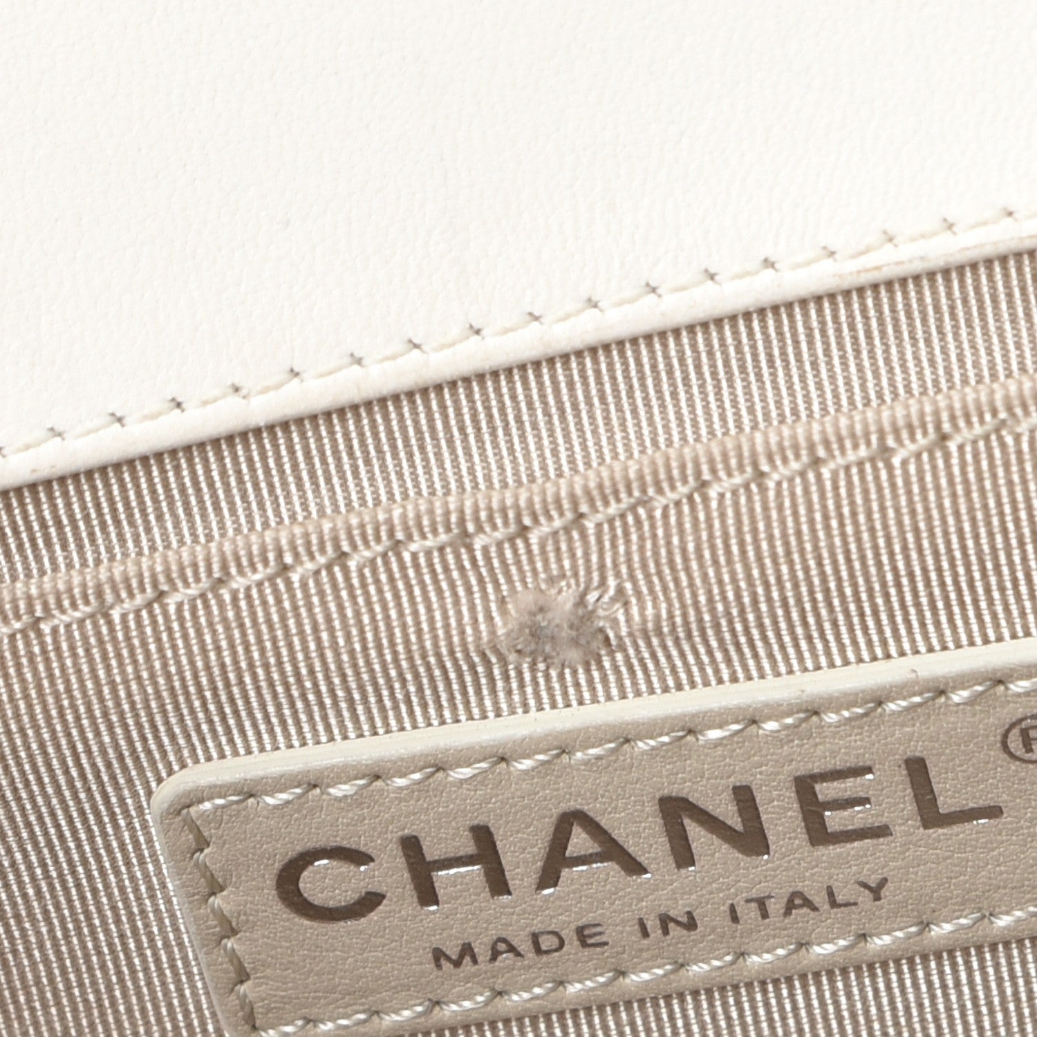 Chanel Lambskin Perforated Medium Boy Flap White 14 of 14