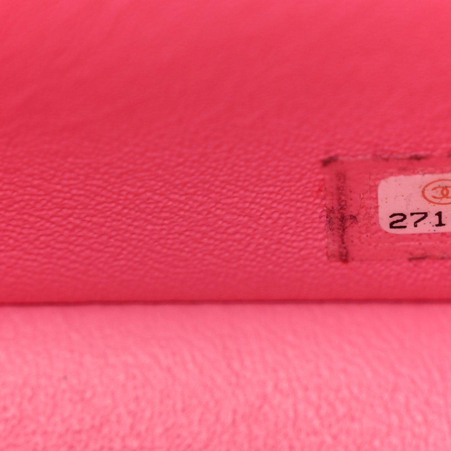 Lambskin Quilted Mini Square Flap Pink