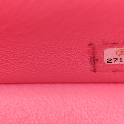 Chanel Lambskin Quilted Mini Square Flap Pink 7 of 10