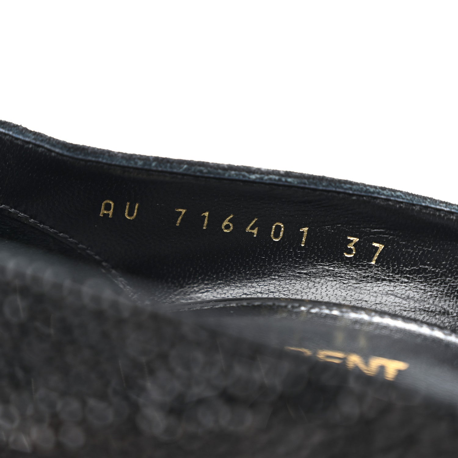 Saint Laurent Crystal Embellished Opyum Ankle Strap Sandals 37 Black 9 of 10