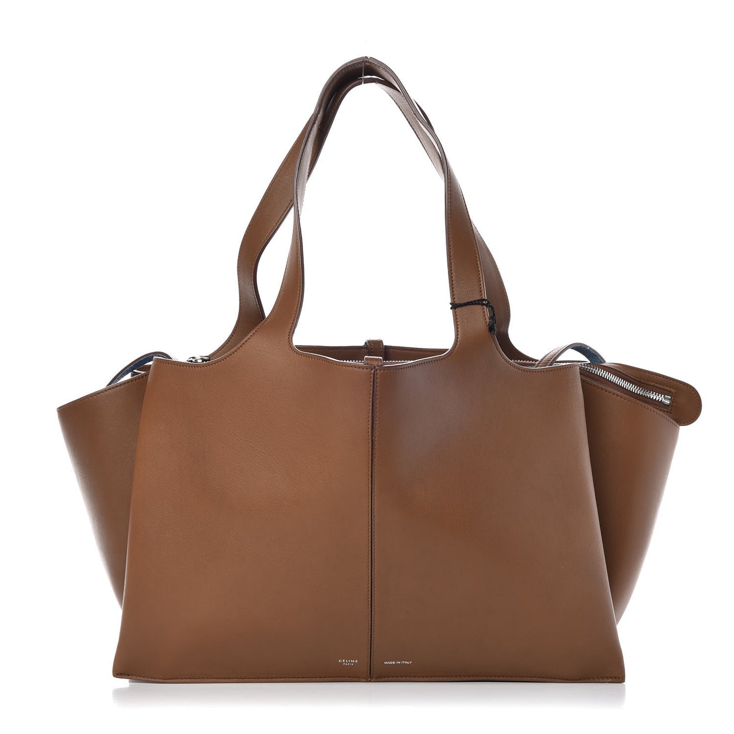 Calfskin Medium Tri-Fold Bag Taupe