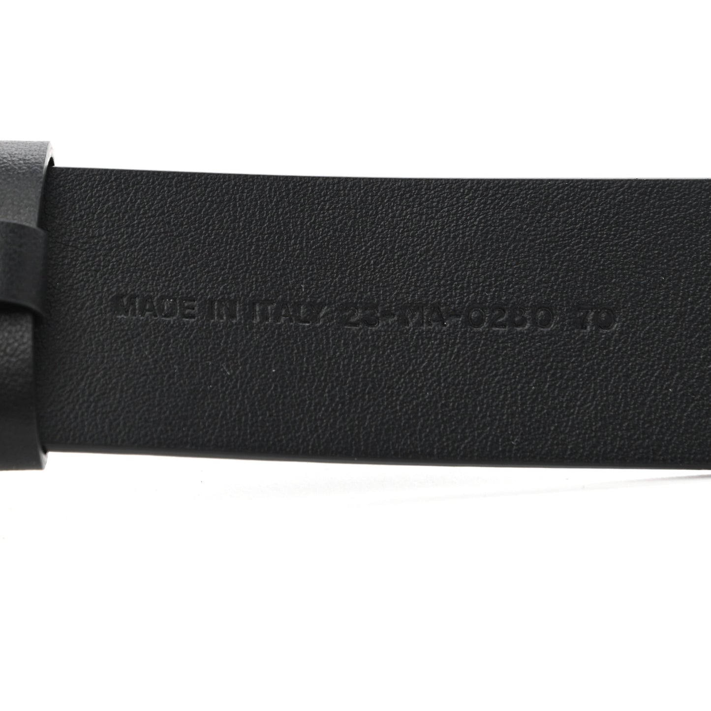 Calfskin CD Belt 70 Black