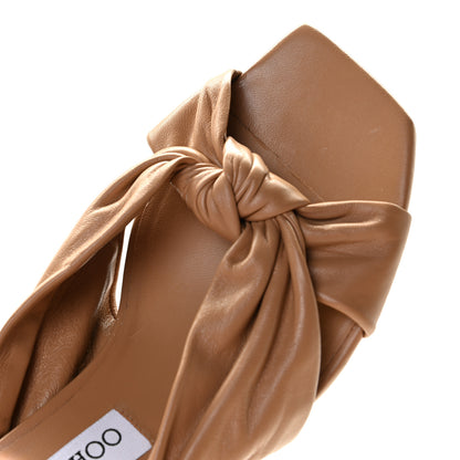 Jimmy Choo Nappa Avenue 50 Mules 39 Caramel 14 of 15