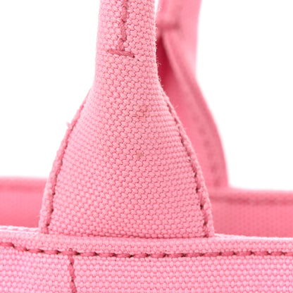 Prada Canapa Small Logo Tote Geranio White 13 of 14