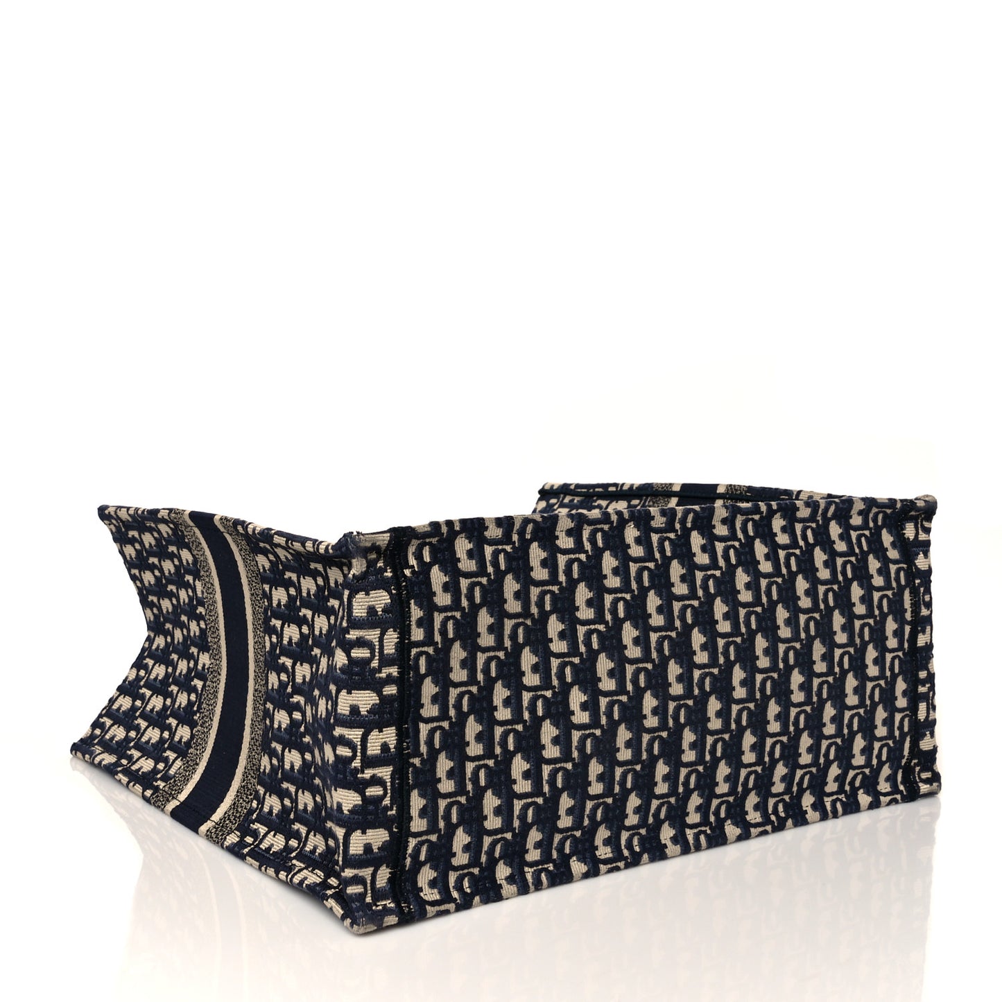 Oblique Large Book Tote Blue Multicolor