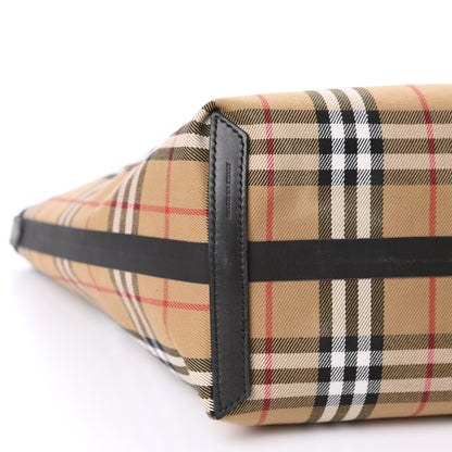 Burberry Vintage Check Medium The Giant Reversible Tote Antique Yellow Bright Red 6 of 20