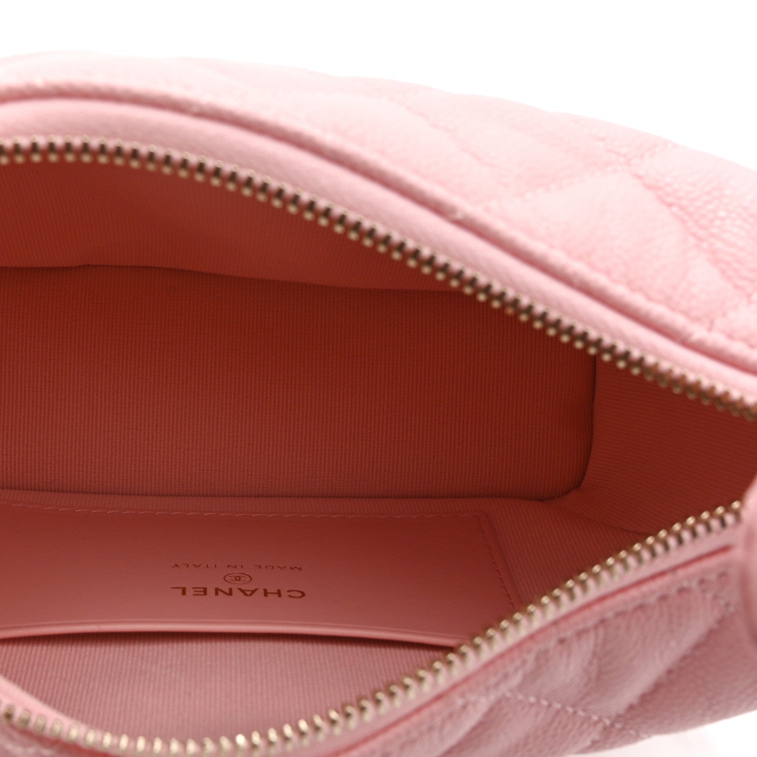 Chanel Caviar Quilted Hobo Clutch With Chain Pink 4 of 10