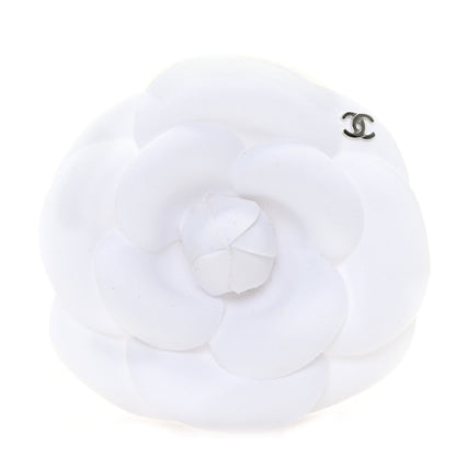 Chanel Canvas Camellia Pin Brooch Ivory 1 of 3