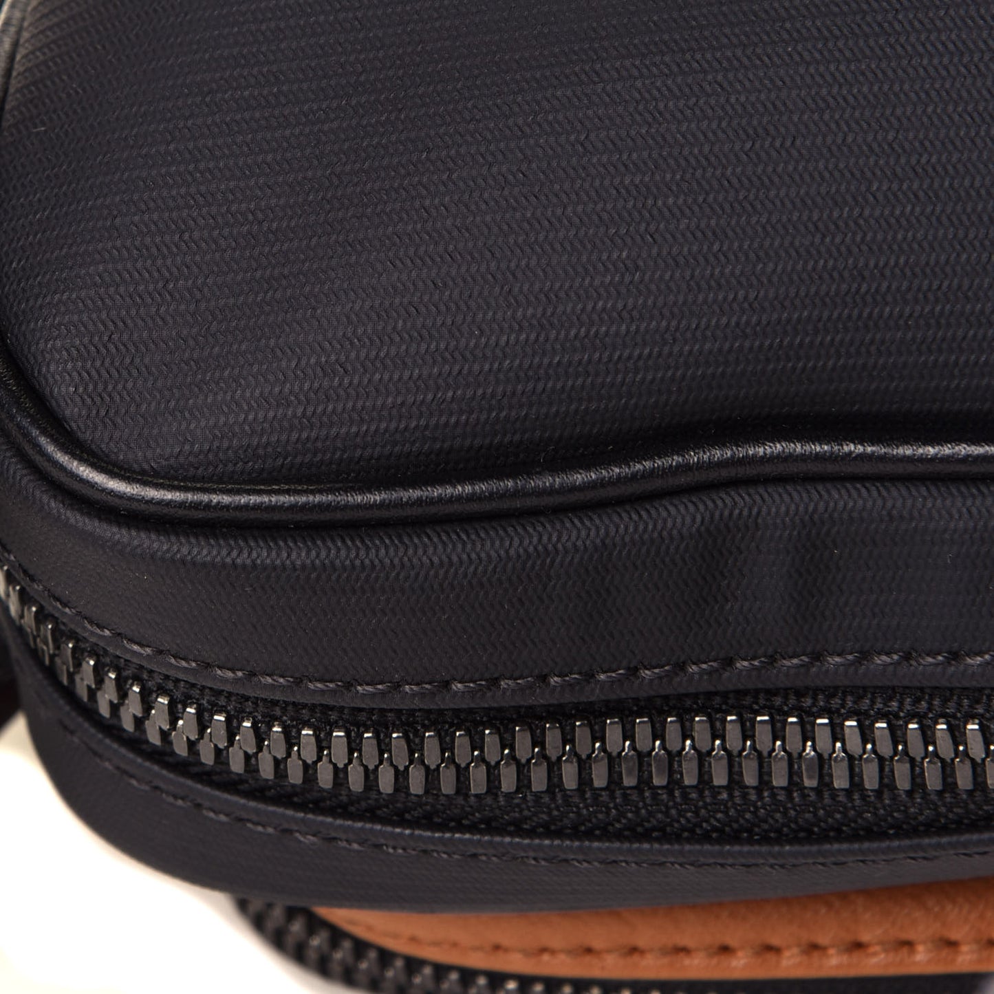 Visetos Square 1976 Crossbody Bag Cognac Black