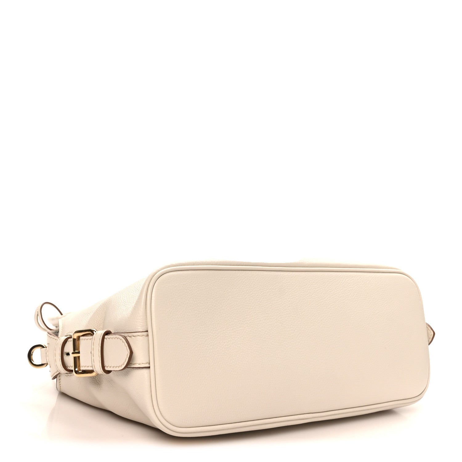 Prada Glace Calfskin Medium Signet Tote Talco 4 of 9