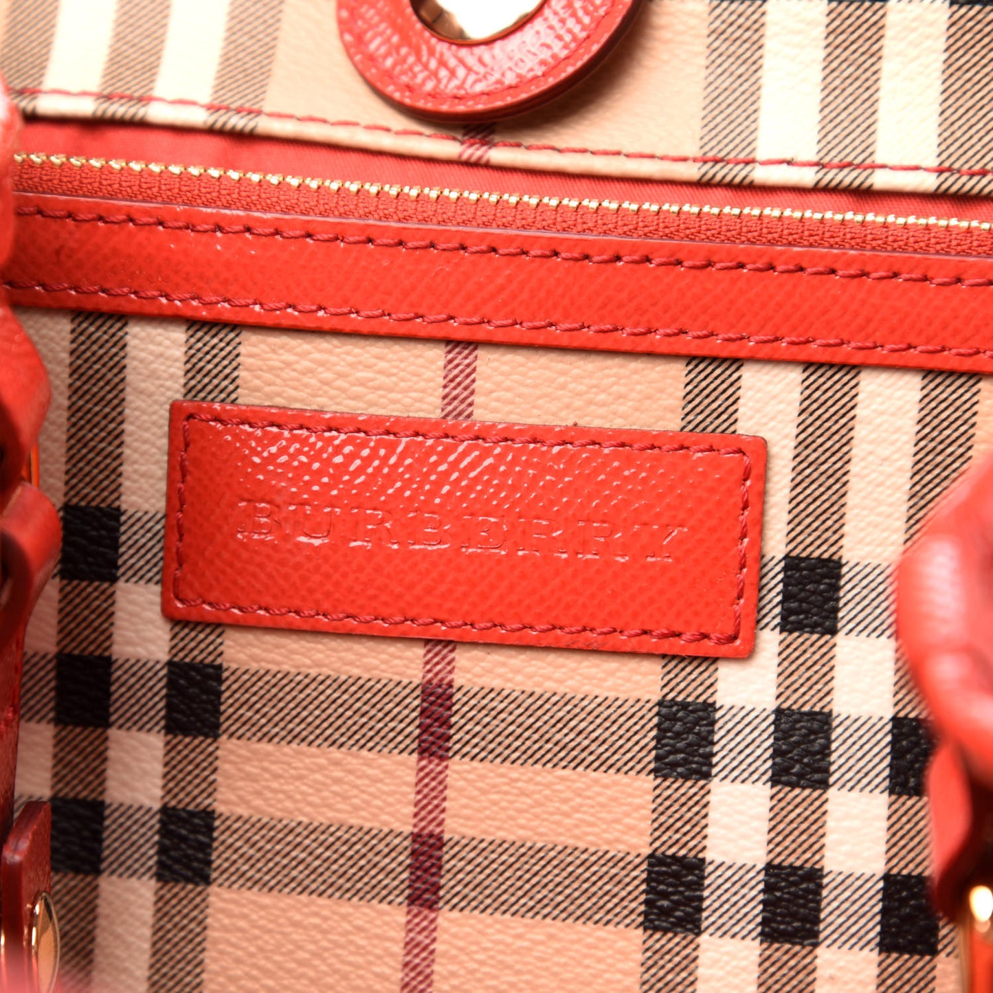 Haymarket Check Small Canterbury Tote Red