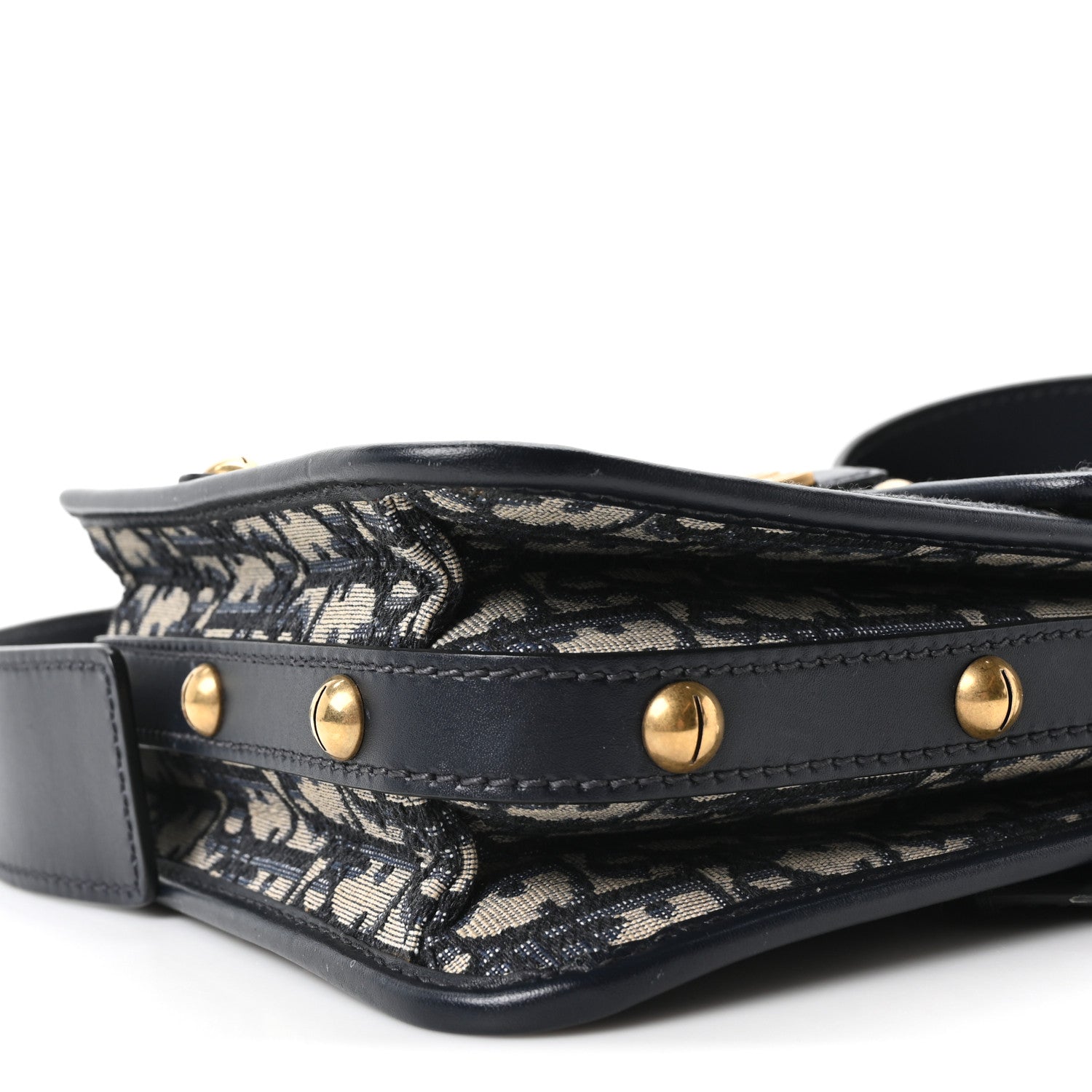 Christian Dior Oblique Square DiorAddict Flap Navy Blue 10 of 10