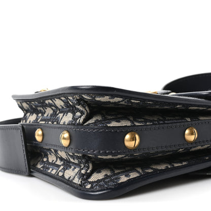 Christian Dior Oblique Square DiorAddict Flap Navy Blue 10 of 10