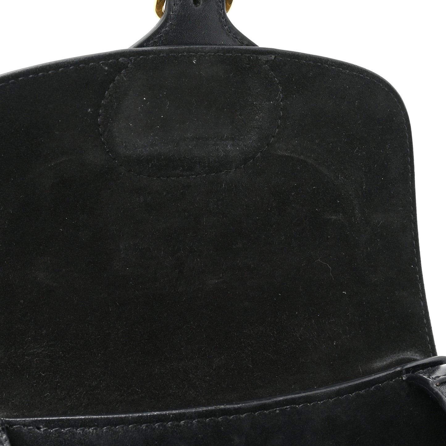 Box Calfskin Small Bobby Flap Black