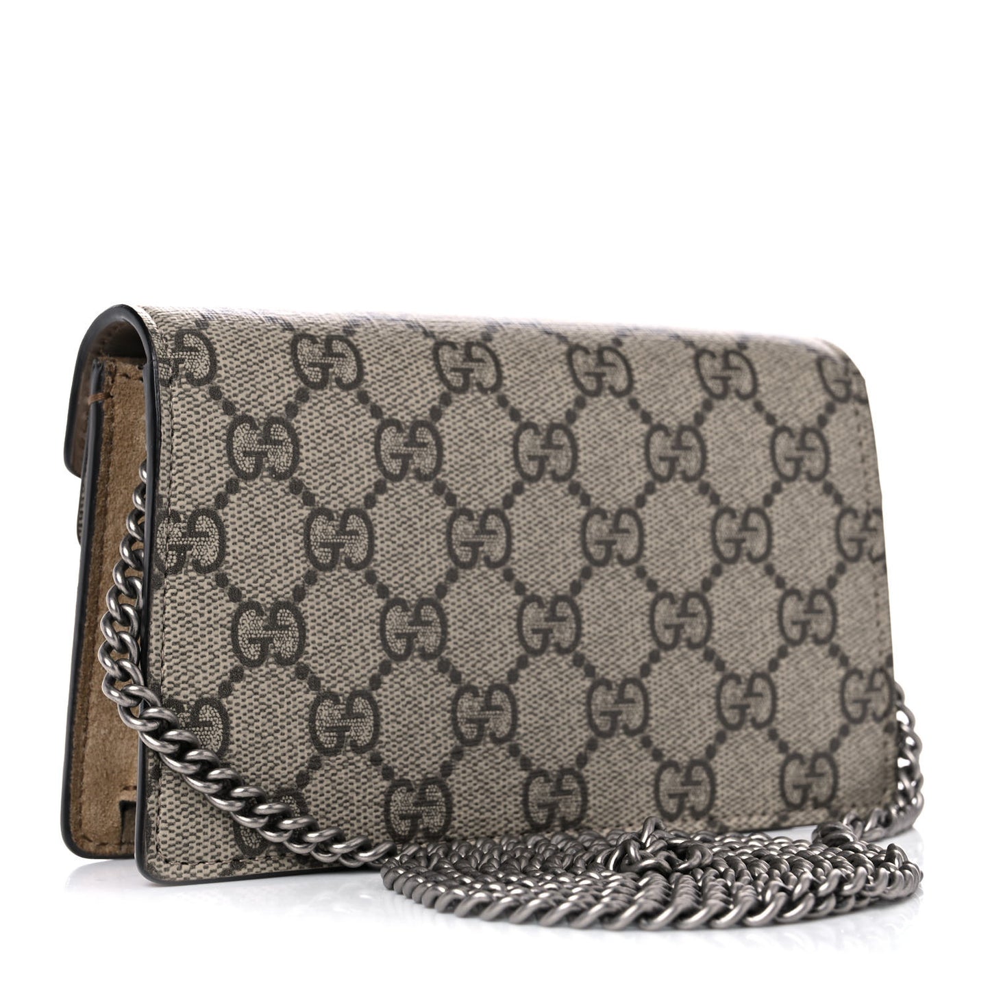 GG Supreme Monogram Super Mini Dionysus Shoulder Bag Taupe