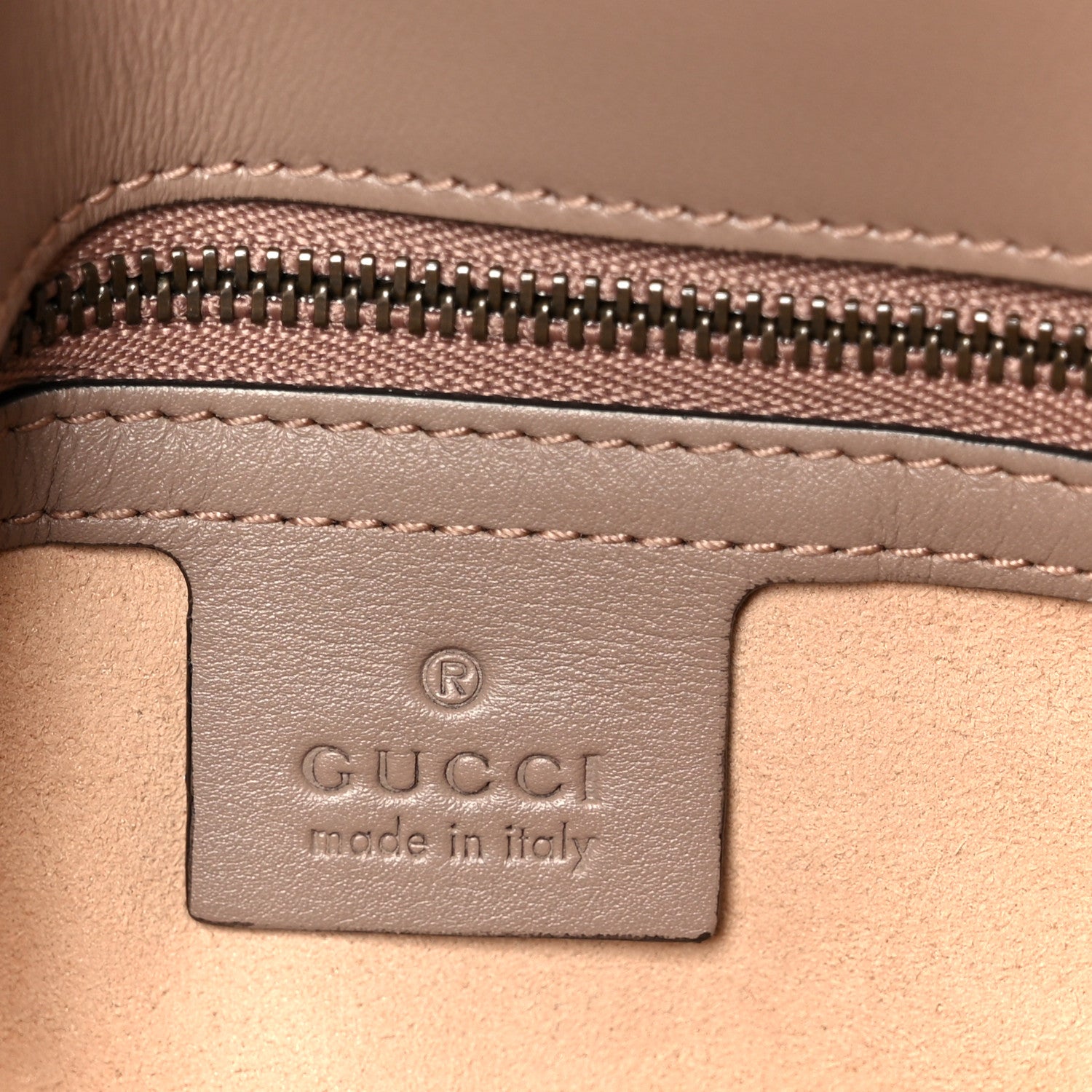 Gucci Calfskin Matelasse Small GG Marmont Shoulder Bag Porcelain Rose 6 of 11