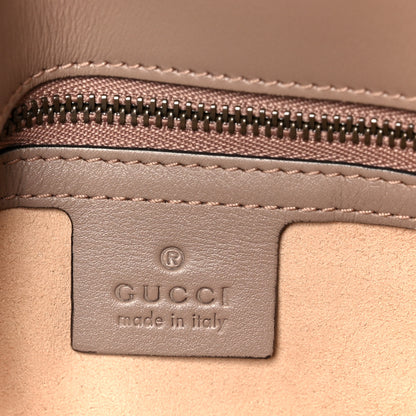 Gucci Calfskin Matelasse Small GG Marmont Shoulder Bag Porcelain Rose 6 of 11