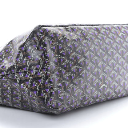 Goyard Goyardine Saint Louis Claire Voie PM Black Violet 8 of 9