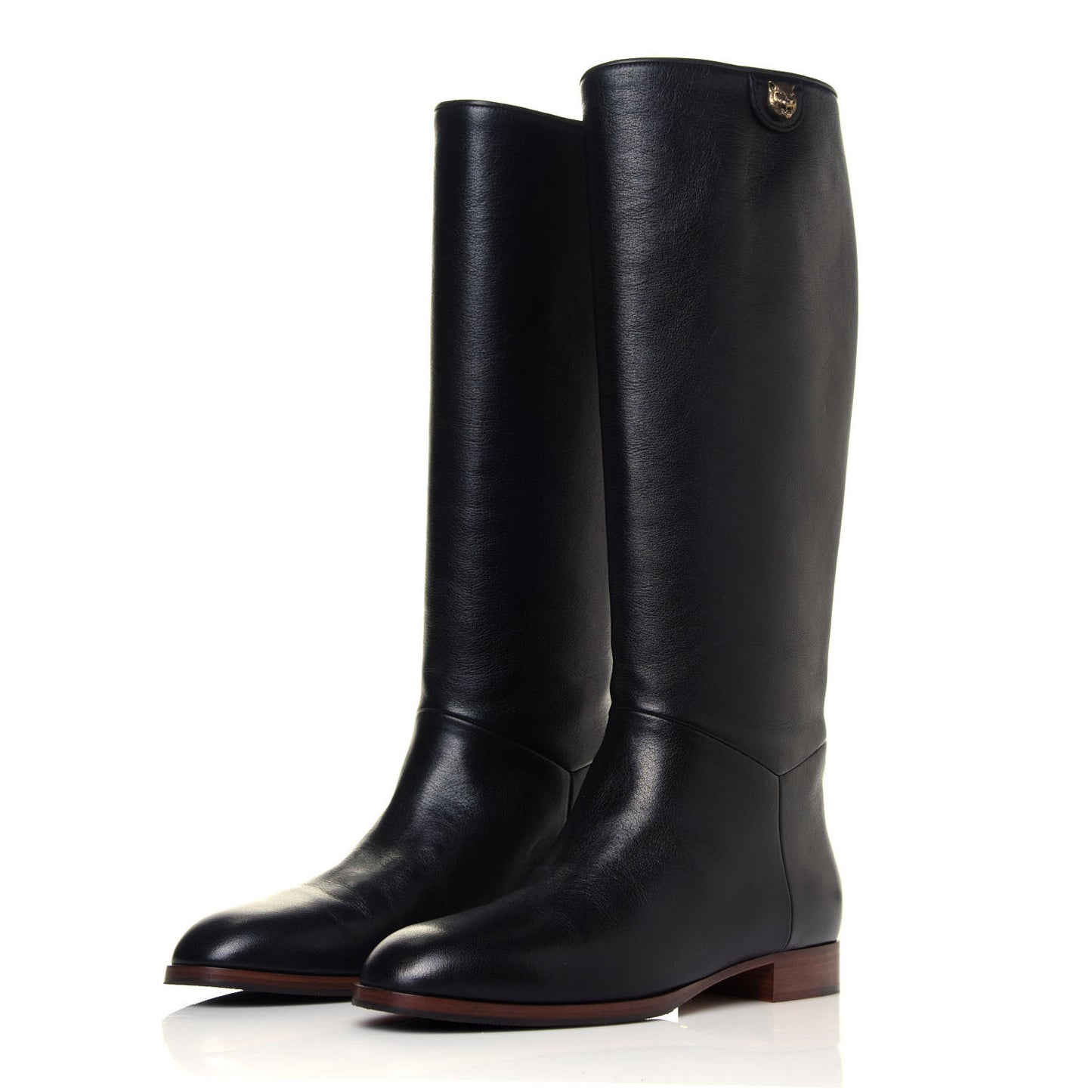 Calfskin Piuma Lux Energy High Boots 39 Black