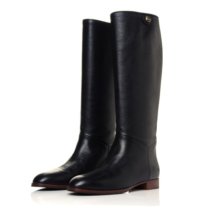 Gucci Calfskin Piuma Lux Energy High Boots 39 Black 3 of 7