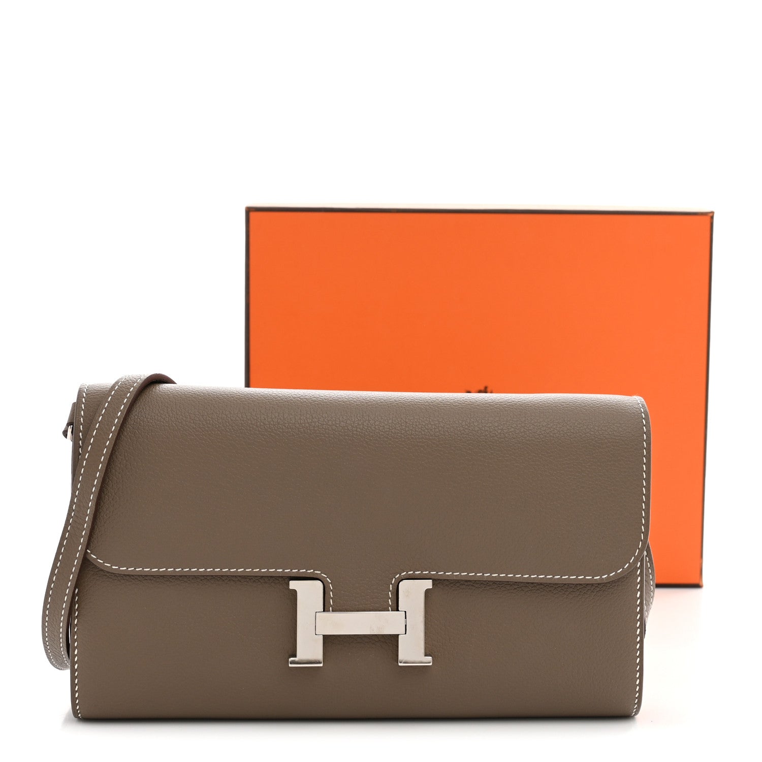 Hermes Evercolor Constance Wallet To Go Etoupe 10 of 10