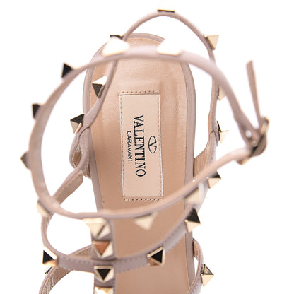 Valentino Garavani Nappa Rockstud Gladiator 70mm Sandals 38 Poudre 6 of 7